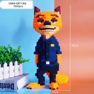 Đồ chơi xếp hình 3D Cảnh sát Zootopia