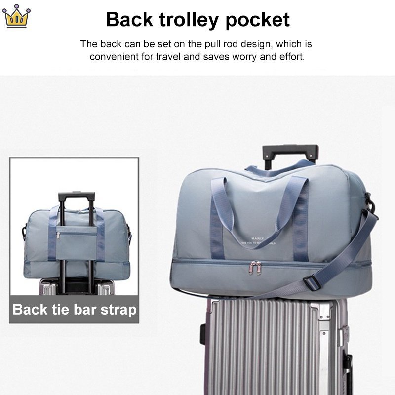 Túi Du Lịch Thể Thao JP5 Có Ngăn Đựng Đồ Ướt Và Khô Tiện Dụng Cho Nữ