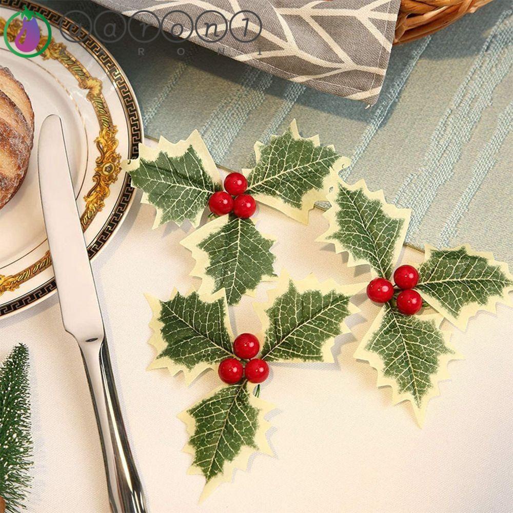 1 Nhánh Quả Mọng Nhân Tạo Trang Trí Tiệc Giáng Sinh