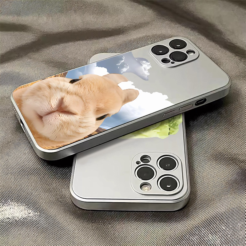 Ốp Điện Thoại TPU Silicon Mềm Chống Sốc Mạ Điện Hình Cún Dễ Thương Cho IPhone 14 13 12 11 Pro XS Max XR X 8 + 7 6S Plus