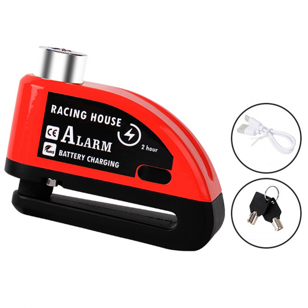 Khóa Phanh Đĩa Bánh Xe Đạp Bằng Hợp Kim Nhôm Kèm Cảnh Báo Rung