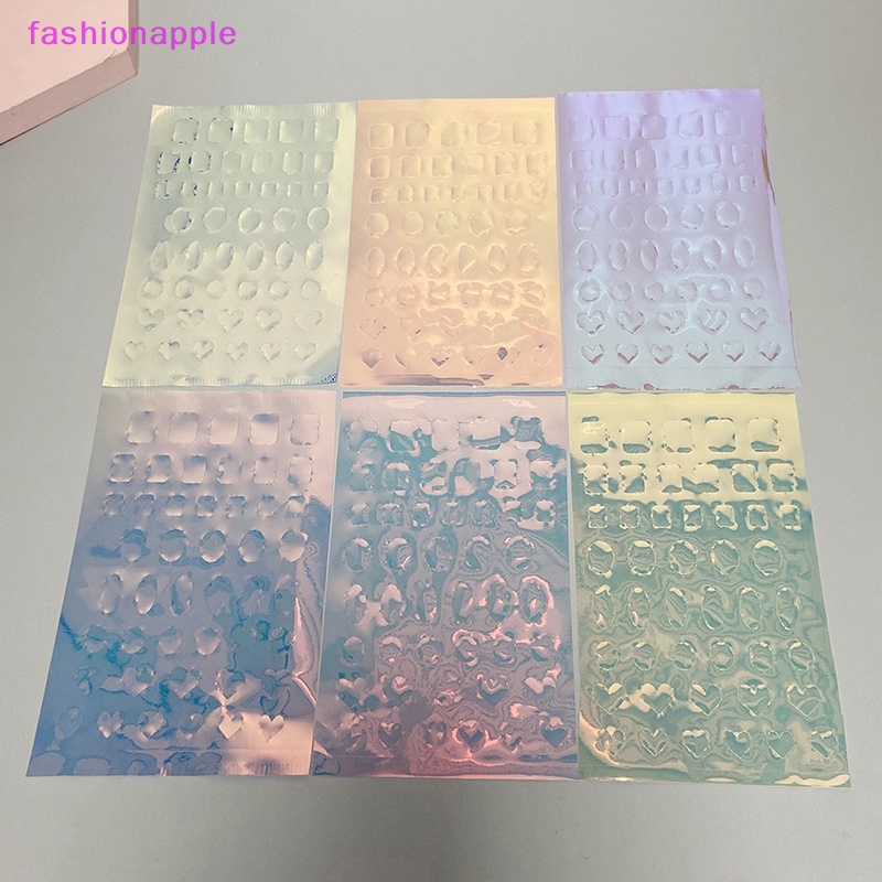 Favn Miếng Dán Làm Móng Siêu Mỏng Hình Bầu Dục Cực Quang