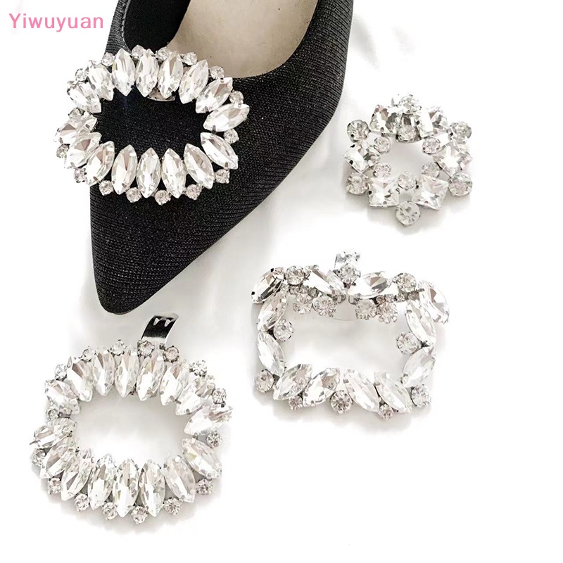 1 Kẹp Đính Đá Trang Trí Giày Cao Gót Cho Cô Dâu Mới