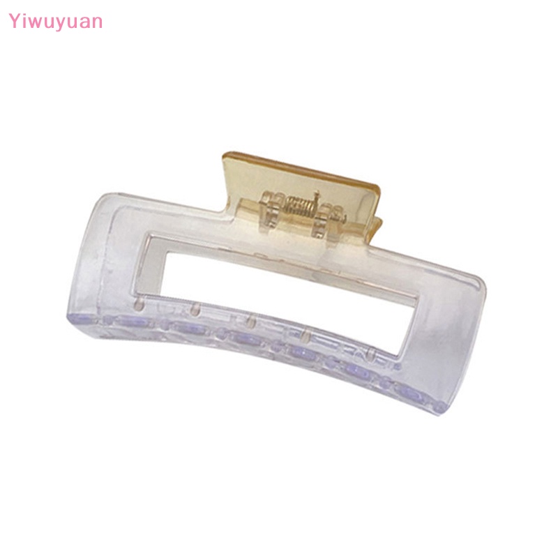 Kẹp Tóc Càng Cua Bằng Nhựa Trong Suốt Phong Cách Hàn Quốc Thanh Lịch