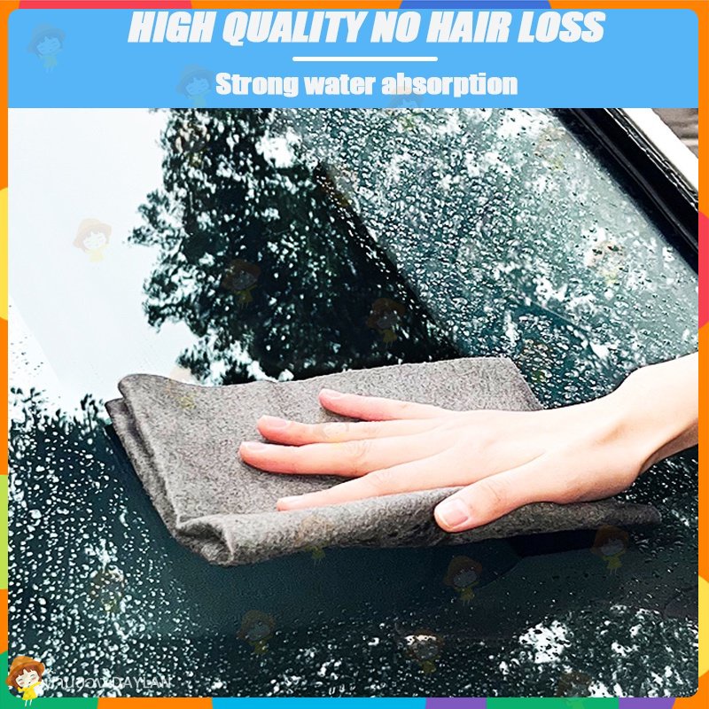 Khăn Lau Kính Mềm Mại Siêu Thấm Hút Không Để Lại Dấu Vết