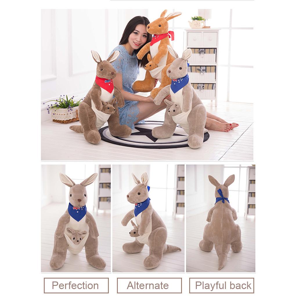 (runbu) Đồ Chơi Thú Nhồi Bông Hoạt Hình Nhiều Màu Sắc Mềm Mại Dễ Thương Tiết Kiệm Không Gian Có Thể Giặt Rửa Dành Cho