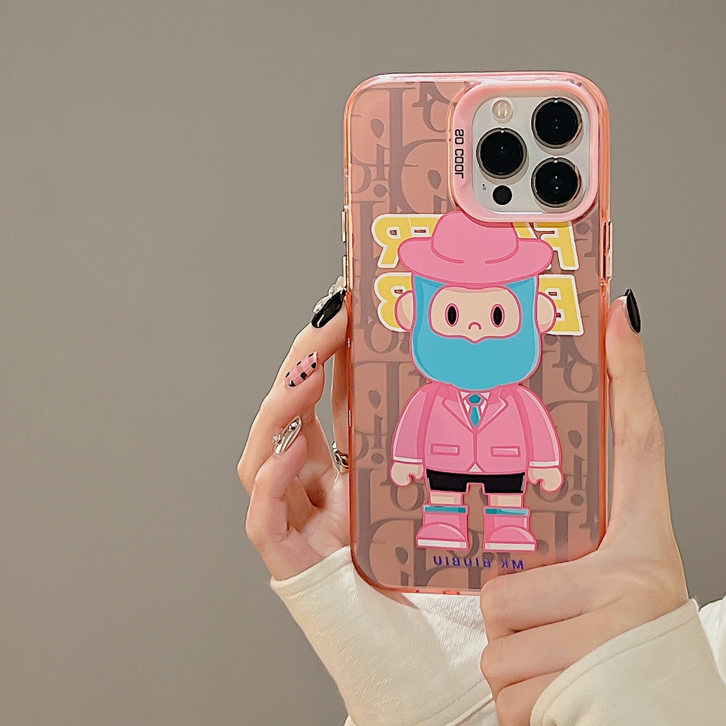 Ốp Điện Thoại TPU Mềm Trong Suốt Chống Sốc Họa Tiết Thời Trang Cho iPhone 11 13 12 14 PRO MAX