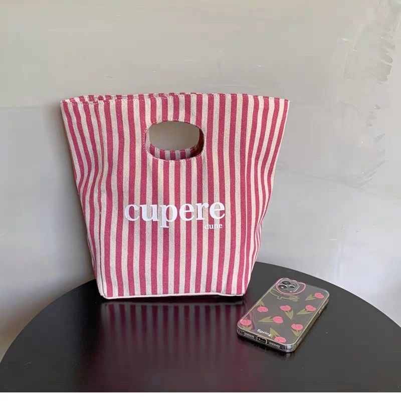 Túi Vải Canvas Thân Thiện Với Môi Trường Đựng Hộp Cơm Trưa Tiện Dụng