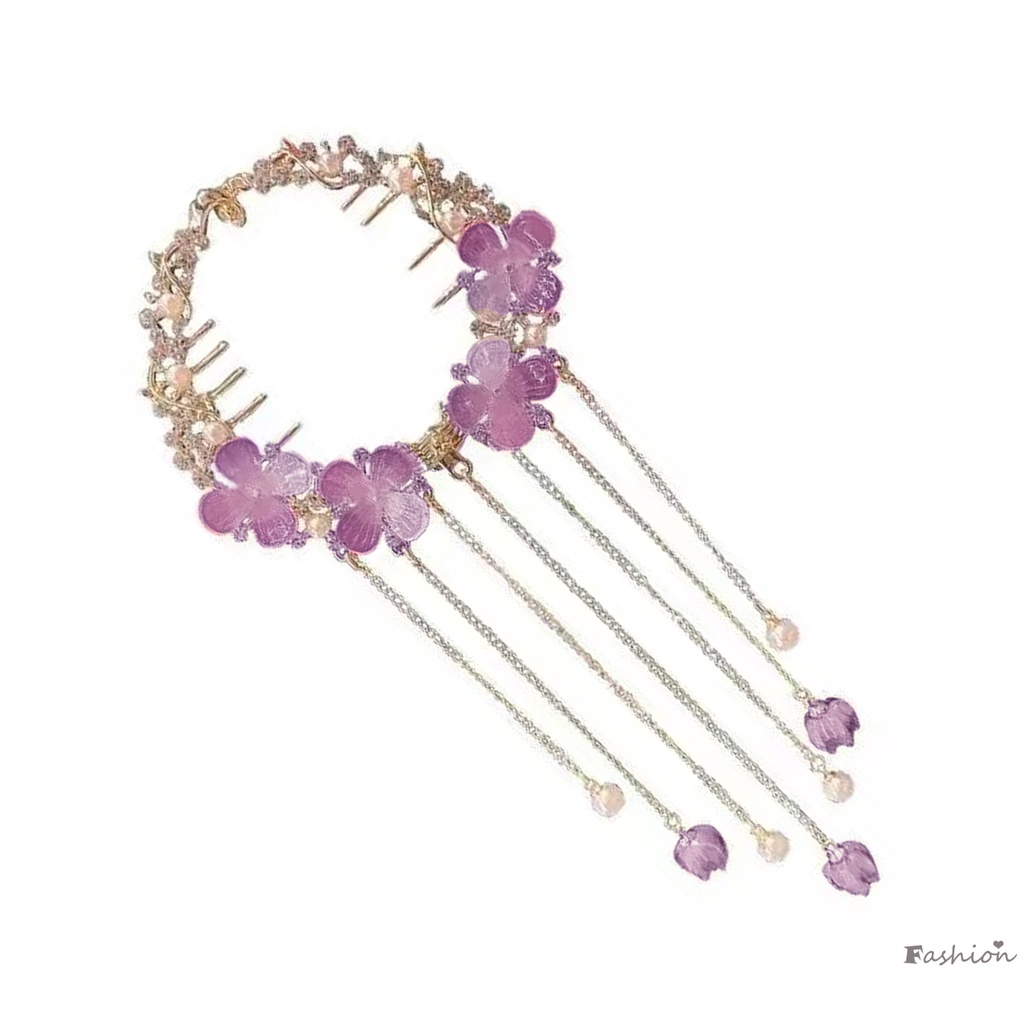 Kẹp Tóc Hình Sừng Hươu Đính Ngọc Trai Thời Trang