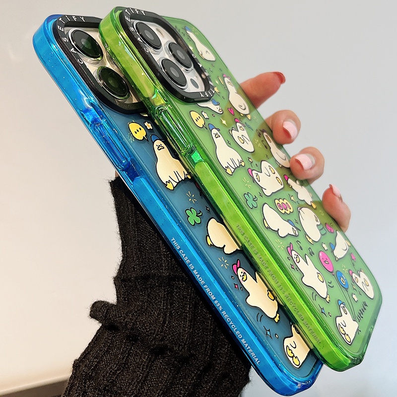 Ốp Điện Thoại Acrylic Cứng Trong Suốt Lấp Lánh Chống Sốc Cho iPhone14 / 13 / 12 / 11 / Pro / Max