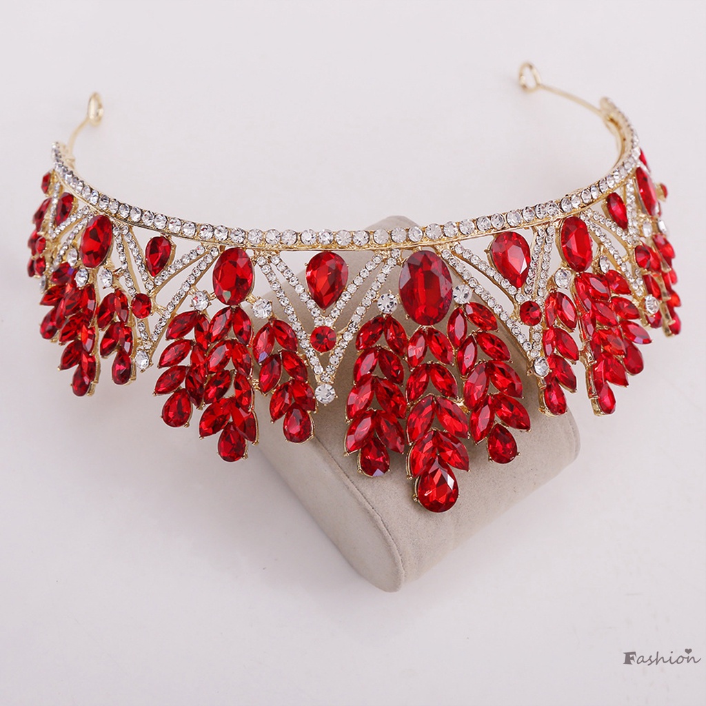 Vương Miện Công Chúa Đính Pha Lê Chống Trượt / Mài Mòn Dễ Thương Cho Người Lớn