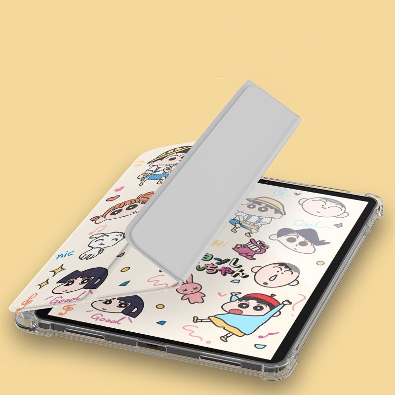 Ốp Máy Tính Bảng TPU Mềm Hình Cậu Bé Bút Chì Cho iPad Gen10 7 / 8 / 9 Air4 Air5 Pro11 "Pro12.9" mini6