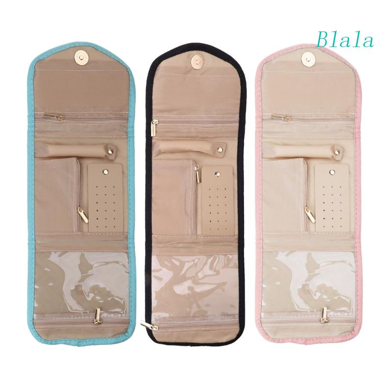 Giá Đỡ Vòng cổ / Bông Tai Thiết Kế Nhỏ Gọn Có Khóa Kéo Tiện Dụng Mang