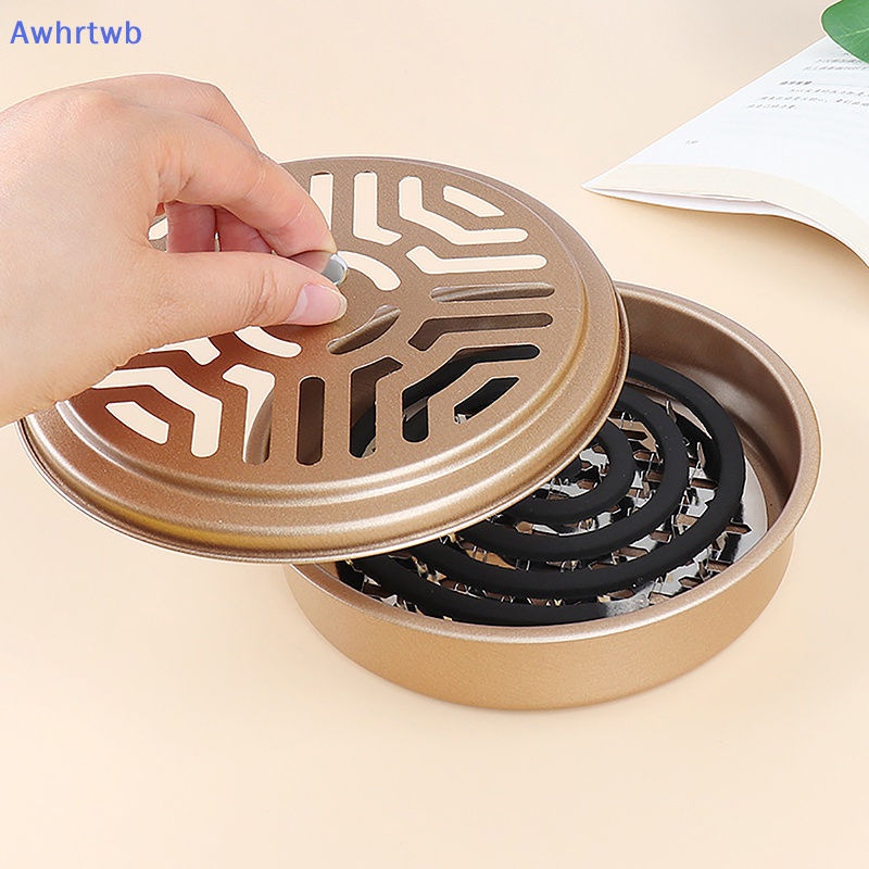 Khay Đựng Nhang Muỗi Awhrtwb Hình Tròn Bằng Thép Không Gỉ Tiện Dụng Mới