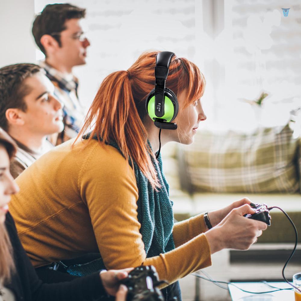 Tai Nghe Chơi Game KUBITE T155 Giắc Cắm 3.5mm Có Thể Điều Chỉnh Âm Lượng Dành Cho Máy Tính Để Bàn