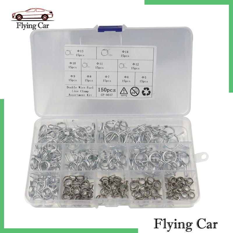 Set 150 Kẹp Lò Xo Đôi Chuyên Dụng Cho Ống Dẫn Nước