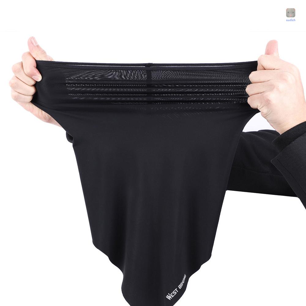 Khẩu Trang Bandana Bằng Lụa Lạnh Thoáng Khí Chống Tia UV Dùng Khi Chạy Bộ / Chạy Bộ