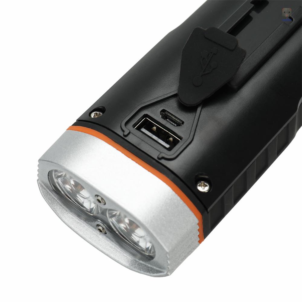 Bộ Đèn Pha Xe Đạp Hai Bóng Led Siêu Sáng Chống Thấm Nước