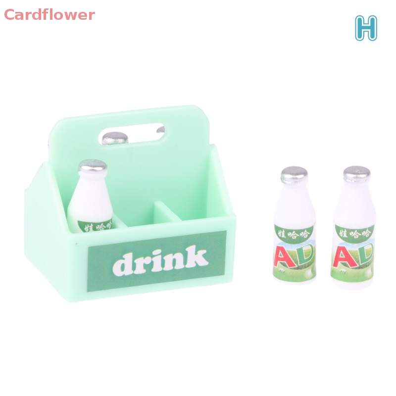 1 Bộ Bình Uống Nước Mềm Có Khung Dùng Trang Trí Nhà Búp Bê 1: 12 Mới