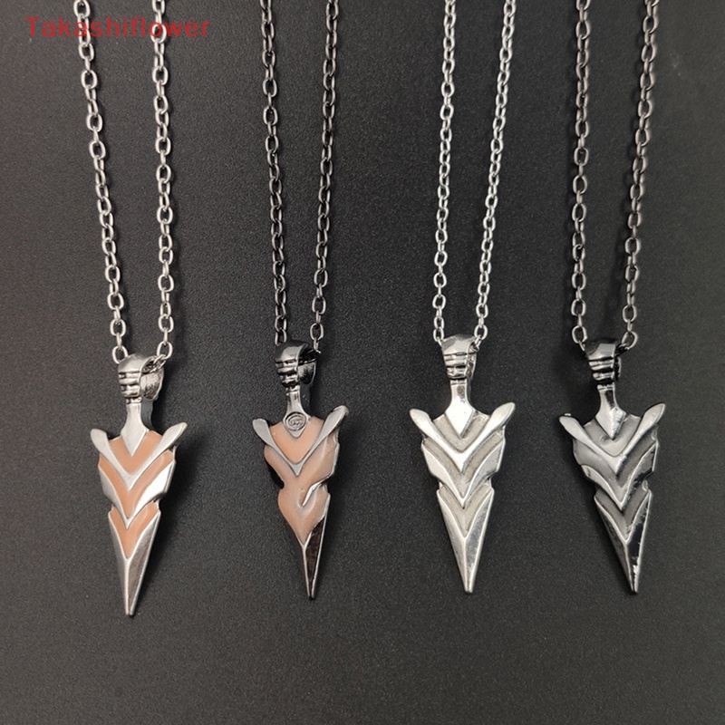 (Takashiflower) Vòng cổ Hiệp Sĩ Mặt Hình Mũi Tên Màu Xanh Lá Phát Sáng Trong Bóng Tối Chất Lượng Cao Làm Quà Tặng Cho Nam Và Nữ