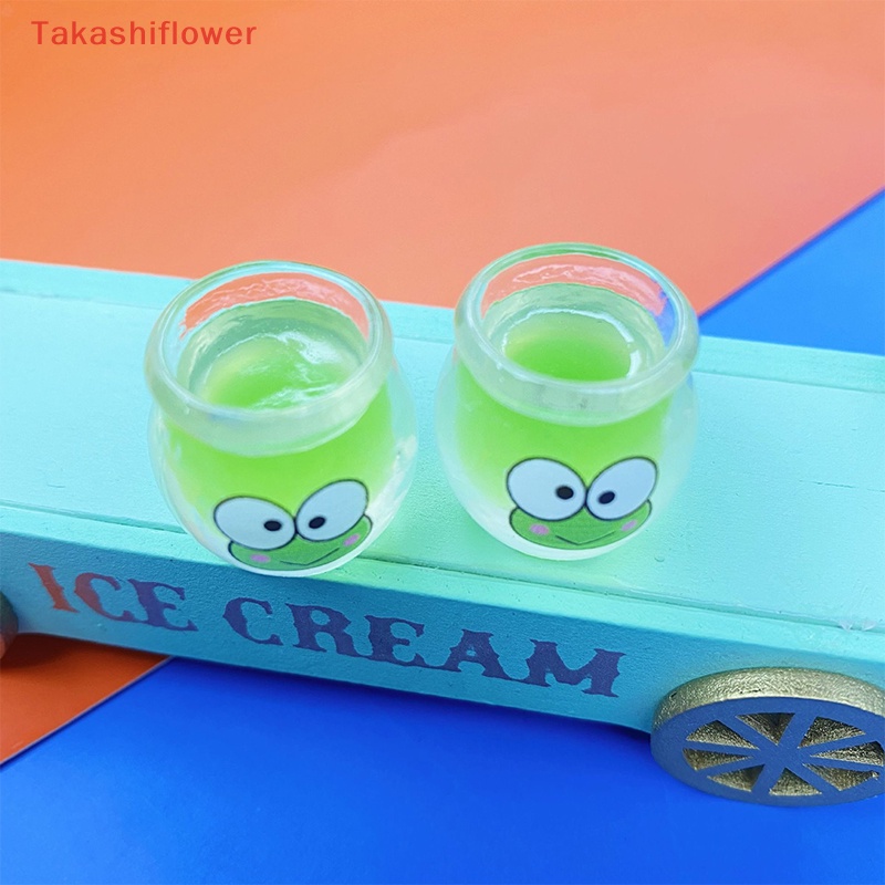 SANRIO Bộ 2 Chậu Mật Ong Mini Bằng Nhựa Phát Quang Dùng Làm Trang Sức Thủ Công DIY