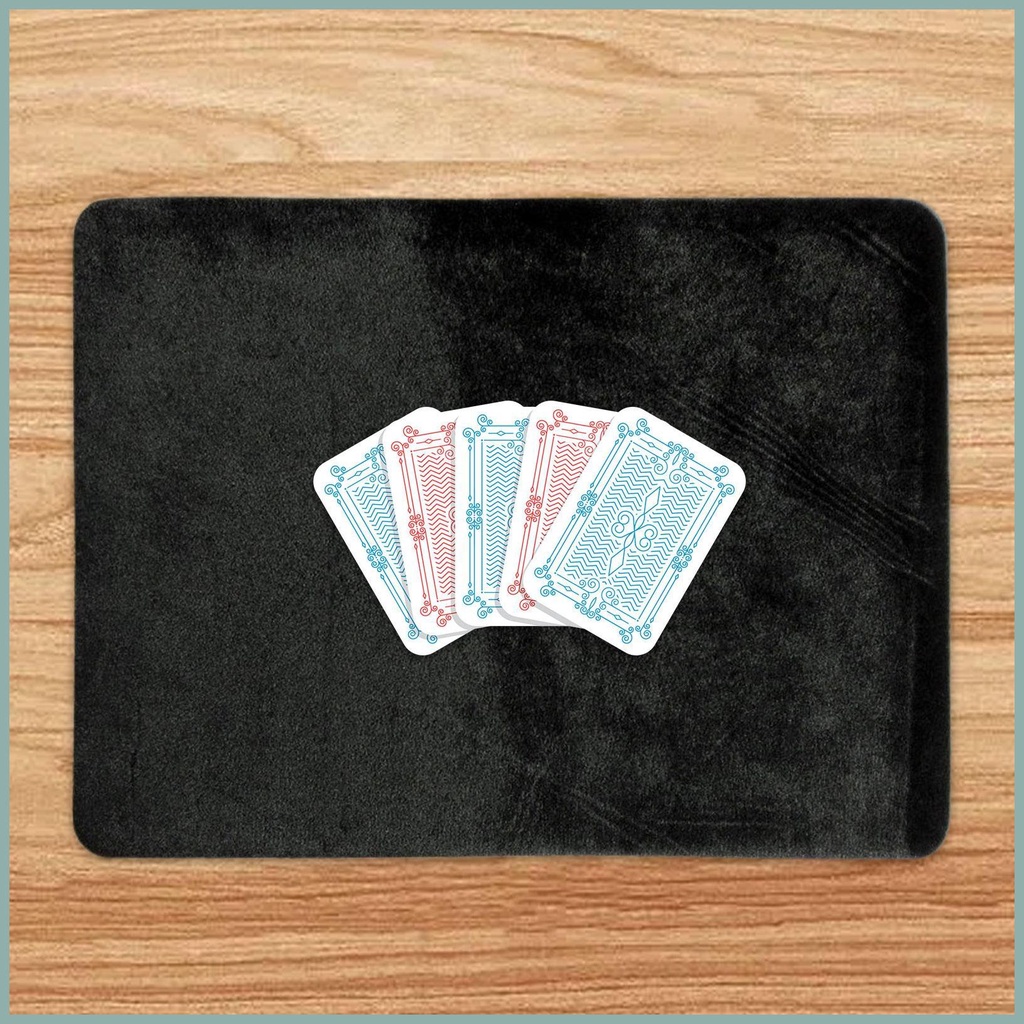 Thảm Chơi Bài Poker Chuyên Nghiệp Màu Đen