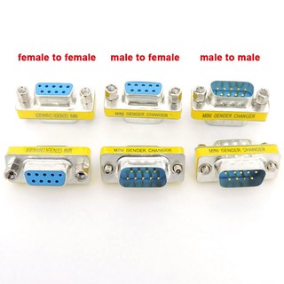 Đầu Nối Chuyển Đổi DB9 9pin RS232 Com D-Sub VGA