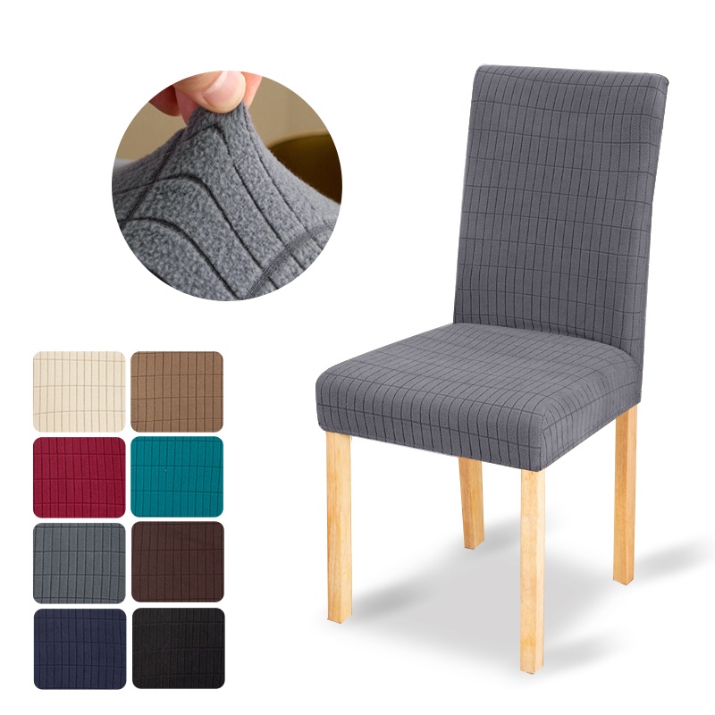 Vỏ Bọc Ghế Ngồi Bàn Ăn Chất Liệu Co Giãn Màu Trơn Tiện Dụng Cho Đám Cưới