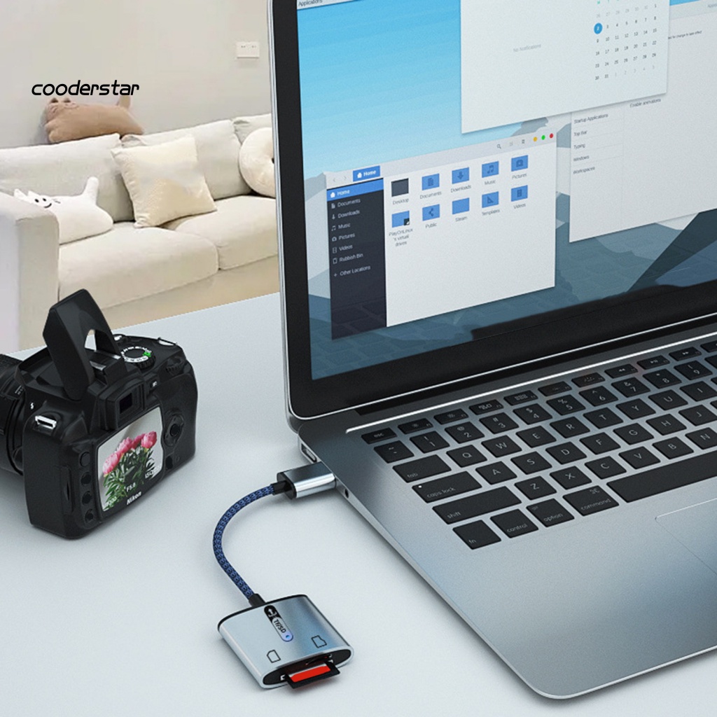 Đầu Đọc Thẻ Nhớ SD 2 Trong 1 Tốc Độ Cao Cho Máy Tính