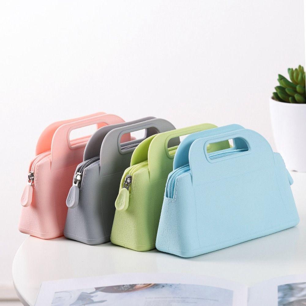 Túi Silicone Đựng Mỹ Phẩm Chống Thấm Nước Tiện Lợi Khi Đi Du Lịch