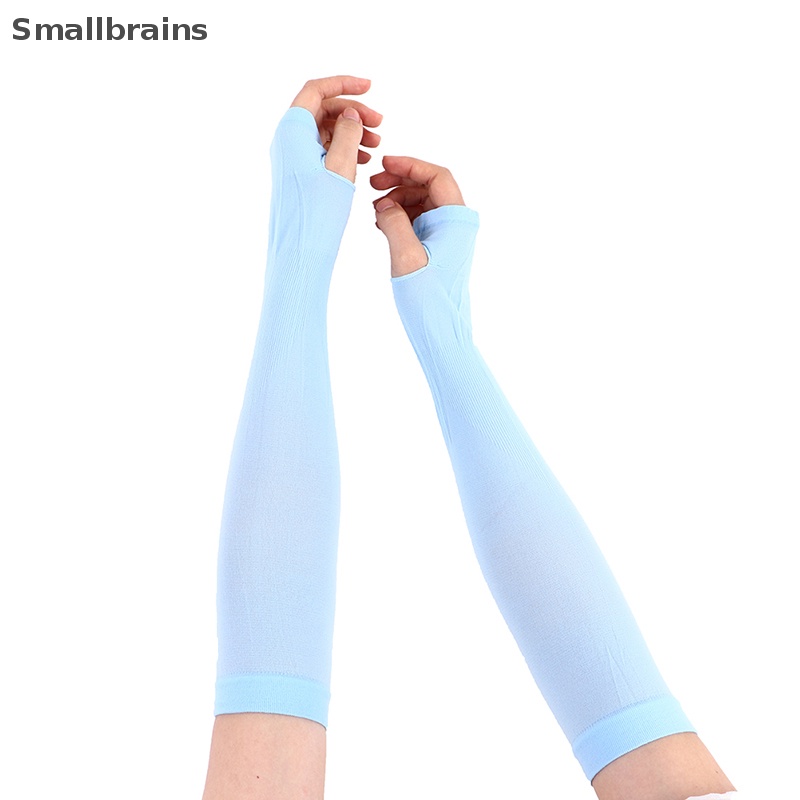 Găng Cánh Tay Chống Nắng Và Tia Uv Bằng Lụa Lạnh Dùng Khi Lái Xe Ngoài Trời Vào Mùa Hè