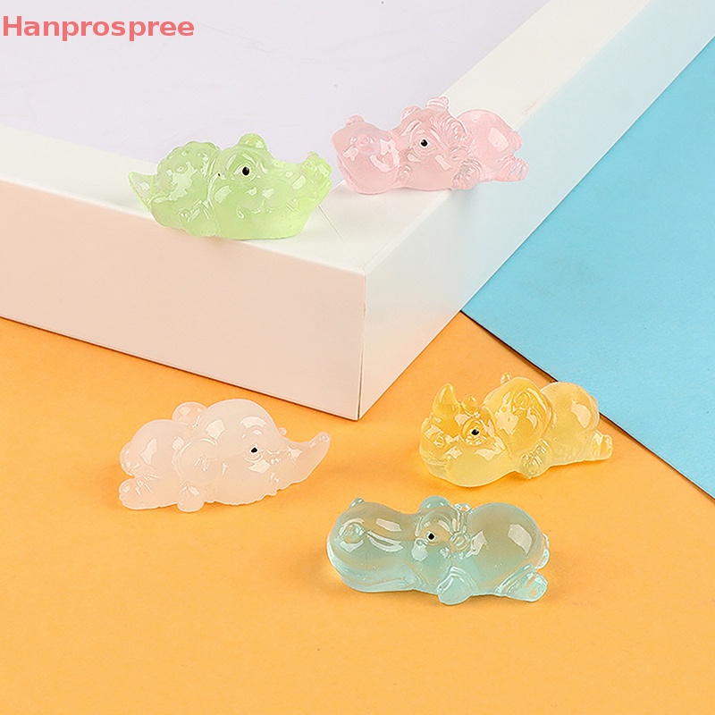 1 Đồ trang trí Động Vật Hoạt Hình Mini Phát Sáng Trang Trí Xe Hơi