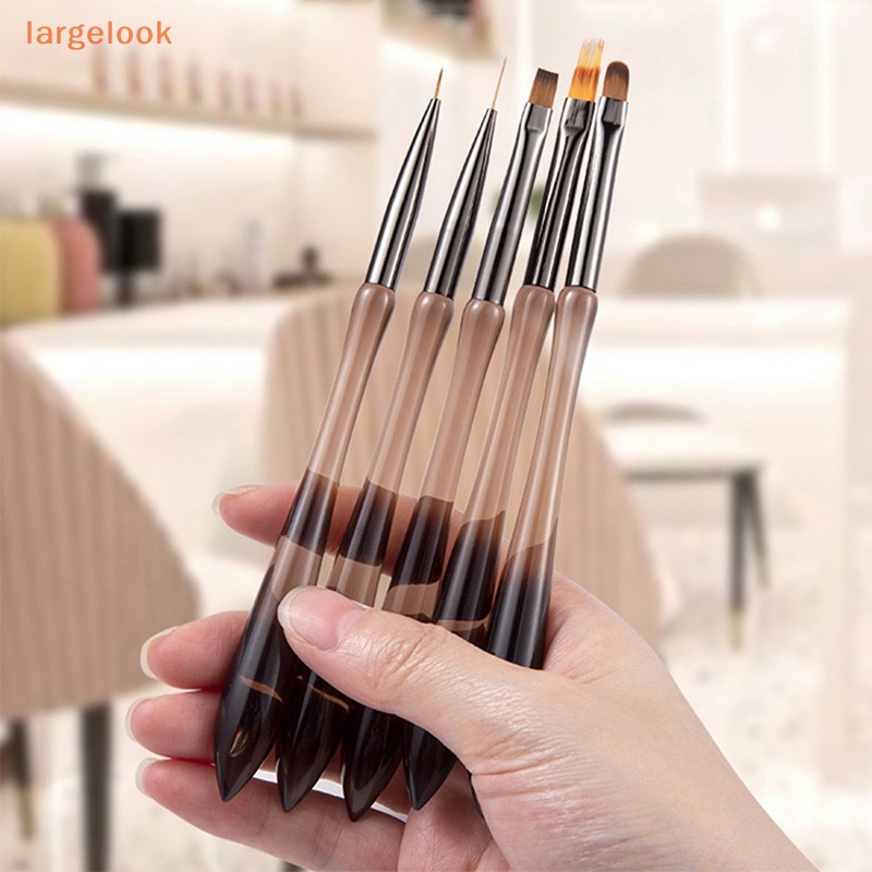 1 Cọ Vẽ Móng Tay Nghệ Thuật Với Tay Cầm Bằng Nhựa Acrylic