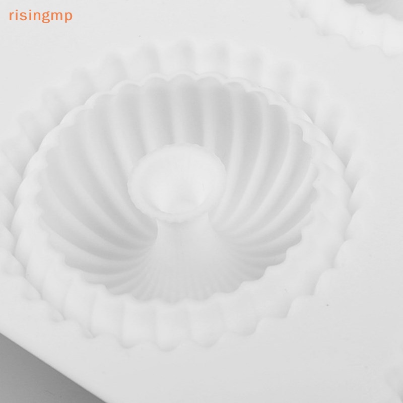 Khuôn Silicone Làm Bánh / Xà Phòng 6 Ngăn Hình Tròn DIY