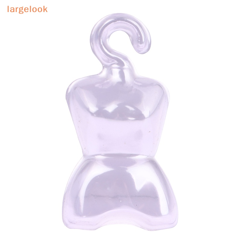 Set 200 Móc Nhựa Treo Quần Áo Búp Bê Kích Thước 11cm Dễ Thương Xinh Xắn