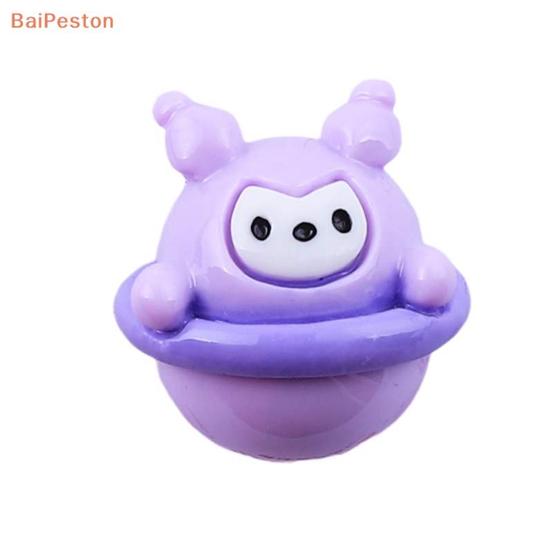 [BaiPeston] Set 2 Kẹp Tóc Hình Kem / Động Vật Ba Chiều Bằng Nhựa Resin Dễ Thương Dành Cho Điện Thoại / Kẹp Tóc