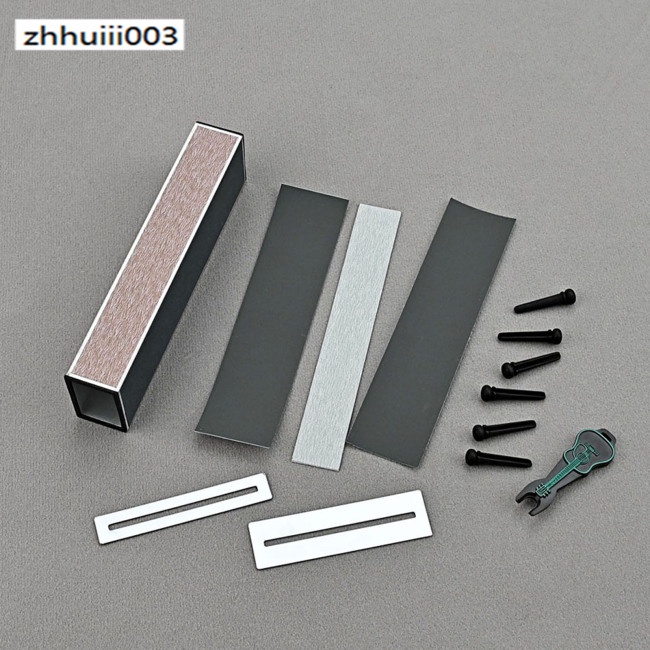 Zhihui Set 13 Dụng Cụ Chà Nhám Cân Bằng Phím Đàn Guitar Kèm Giấy Nhám Bảo Vệ Bàn Phím