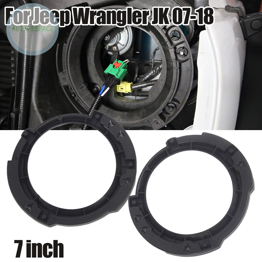 Mounting Bracket 17-H00001-1-LR 2x Black Fit For Jeep Wrangler JK 07-18【Jeep】