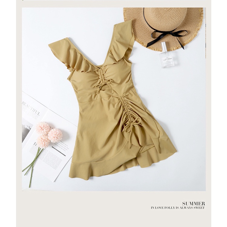 Bộ Đồ Bơi Một Mảnh Che Bụng Thời Trang Mùa Hè Nhật Hàn