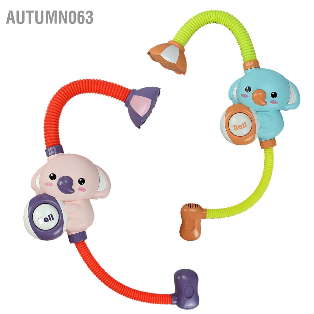 Autumn063 Đầu Tắm Cho Bé Hoạt Hình Điện Lưu Lượng Nước Phun Đồ Chơi Vòi Nhà