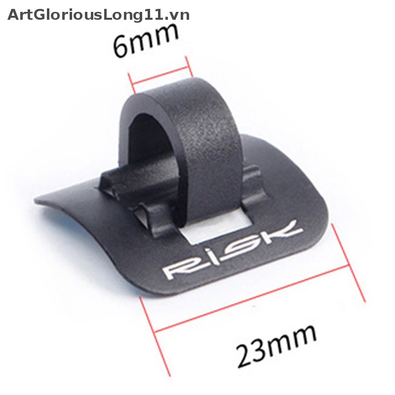 Set 6 Kẹp Chữ C Cố Định Dây Cáp Phanh Dầu Trên Xe Đạp