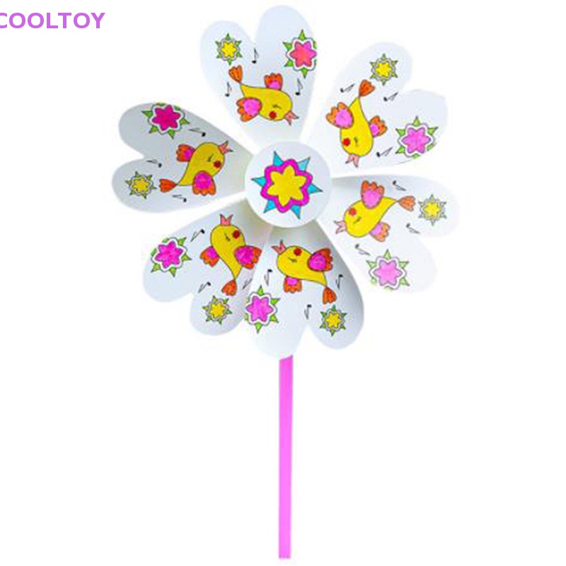 Cối Xay Gió Đồ Chơi Vẽ Tranh Thủ Công DIY Cho Bé Mẫu Giáo