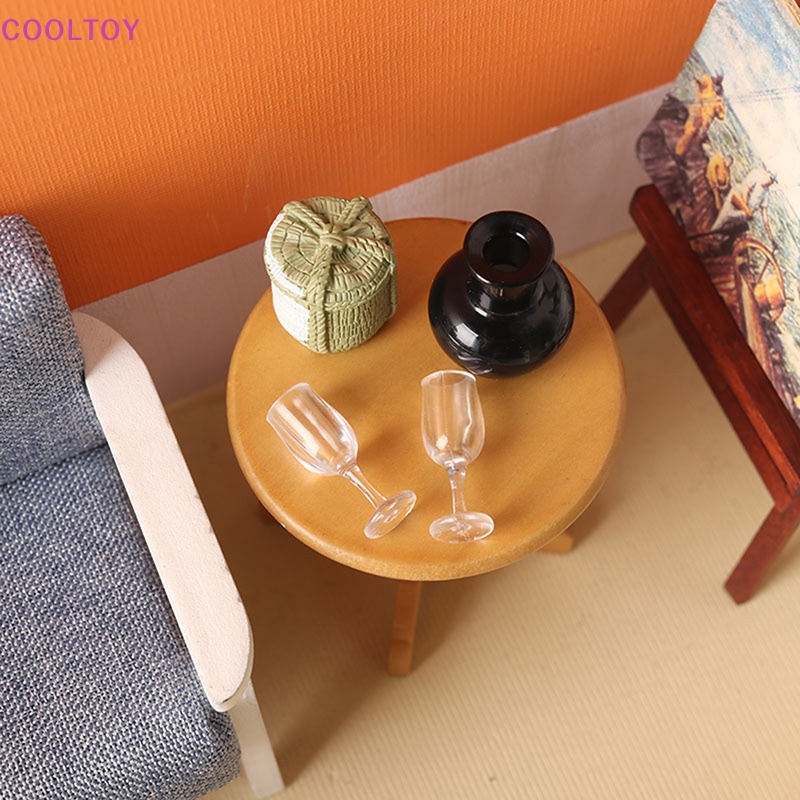 Bộ 4 Ly Rượu Mini Tỉ Lệ 1: 12 Cho Nhà Búp Bê