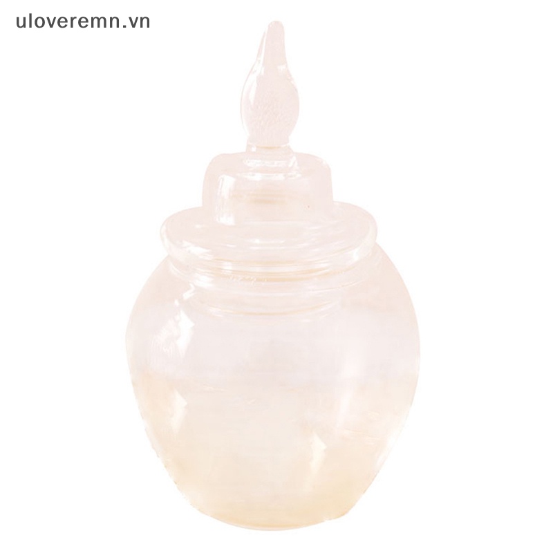 1 Hũ Thủy Tinh Đựng Kẹo / Món Tráng Miệng Mini Tỉ Lệ 1 / 12 Trang Trí Nhà Búp Bê