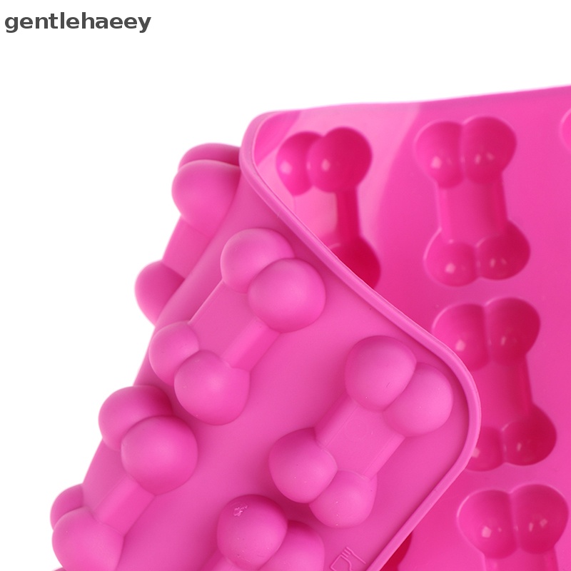 1 Khuôn Silicone Làm Bánh 18 Lỗ Hình Cục Xương Dễ Thương