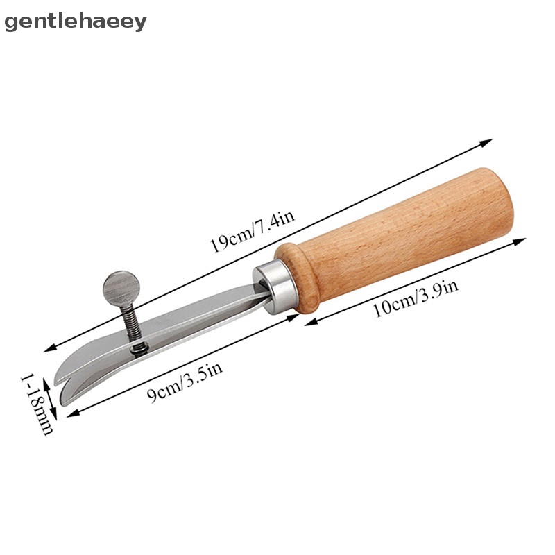 Gent Dụng Cụ Làm Đồ Da Thủ Công Có Thể Điều Chỉnh Rãnh Rãnh Và Gouge