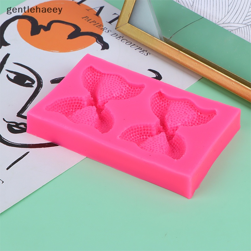 1 Khuôn Silicone Làm Bánh Hình Nơ 3D Độc Đáo
