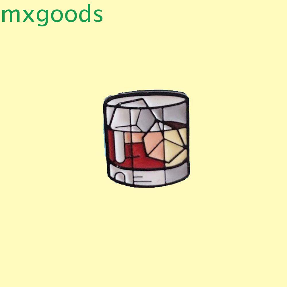 Ghim Cài Áo Tráng Men Hình Chai Rượu Whisky Dễ Thương