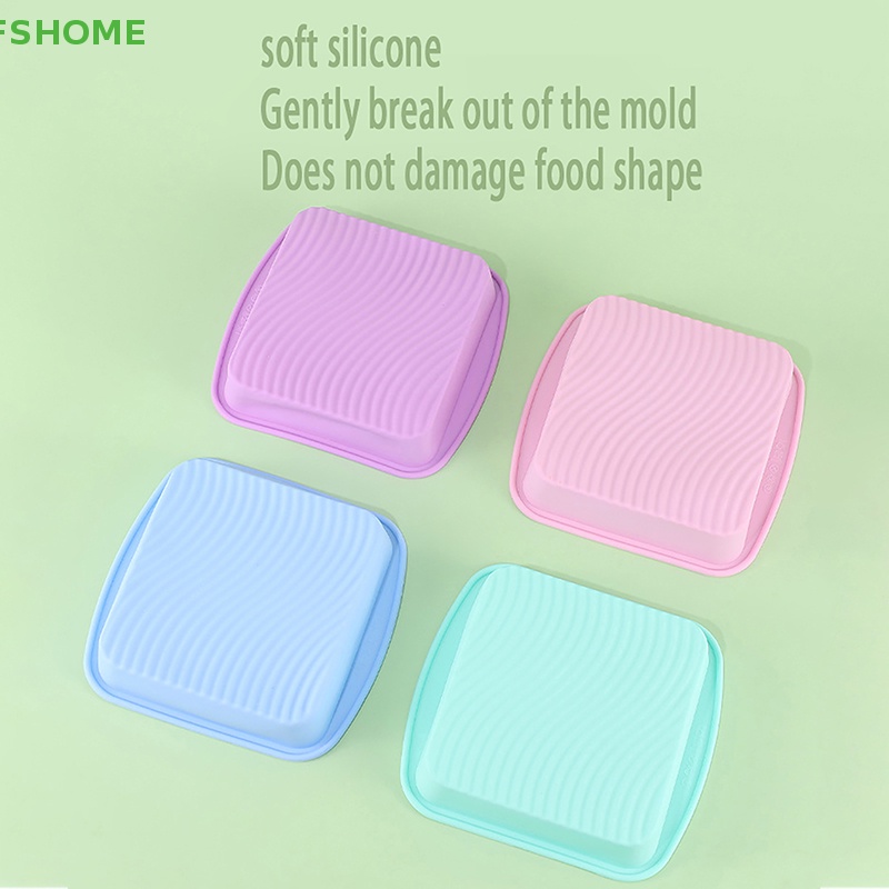 1 Chảo Nướng Bánh Hình Vuông 24CM Bằng Silicone Mới