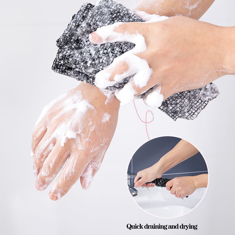 Khăn Tắm Chà Lưng Tẩy Tế Bào Chết Không Đau Unisex